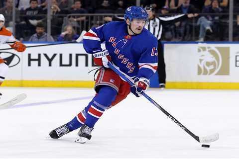 Rangers’ Alexis Lafreniere’s big extension draws  jokes from linemates