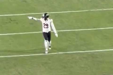 Bears’ Tyrique Stevenson ironically taunted Commanders fans before screwing up on Hail Mary