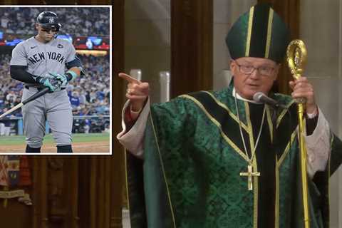 NY Cardinal Dolan tells Yankees fans to pray to patron saint of ‘impossible causes’ as Bombers hope ..