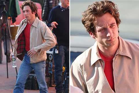 Jeremy Allen White Seen on Set of Bruce Springsteen Biopic