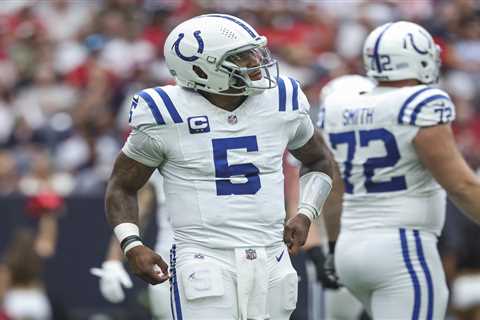 Colts bench ‘tired’ Anthony Richardson for Joe Flacco in QB shocker