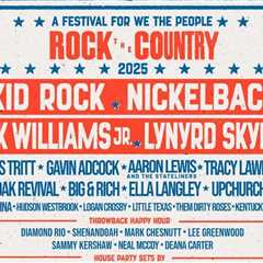 Kid Rock and Lynyrd Skynyrd Plot Rock the Country 2025 Festival