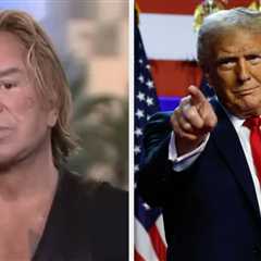 Mickey Rourke's Strange But Hilarious Interview About His Hatred Of Donald Trump Is Going Viral