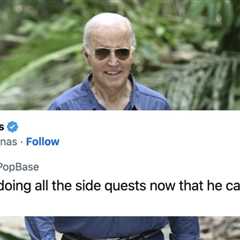 People Are Obsessed With This Video Of Joe Biden Wandering Into The Amazon Rainforest, And It's The ..