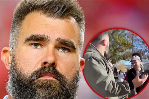 Jason Kelce Smashes Person's Phone After Someone Calls Travis Kelce A Gay Slur