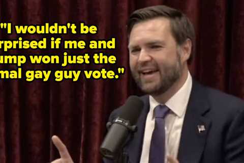 J.D. Vance Said He And Trump Could Win The Normal Gay Guy Vote And, Naturally, The Internet Had A..