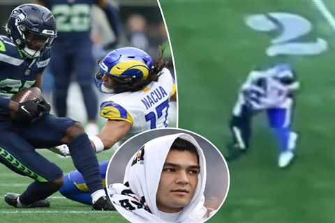 Rams’ Puka Nacua ejected for punching Seahawks’ Tyrel Dodson after interception