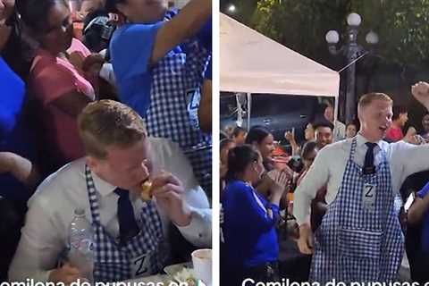 Mormon Missionary Dominates Pupusa-Eating Contest In El Salvador