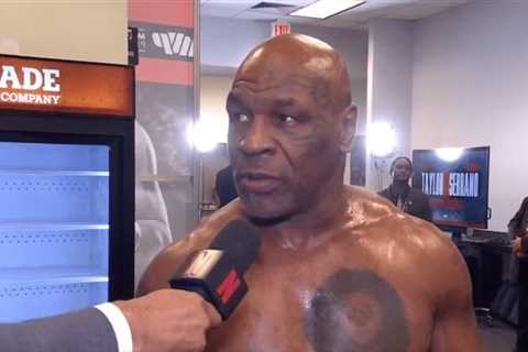 Netflix gave viewers a shot of Mike Tyson’s bare butt in pre-fight interview
