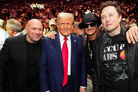 Donald Trump Attends UFC 309 W/ Elon Musk, RFK Jr., Gets Massive Ovation!