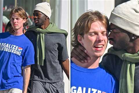 Lil Nas X Kisses Musician Cody Jon in Los Angeles