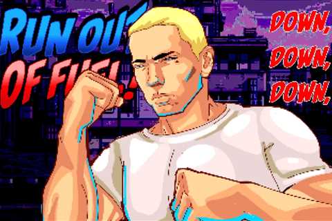 Eminem Unleashes ‘Street Fighter’-Themed ‘Fuel’ Video With J.I.D