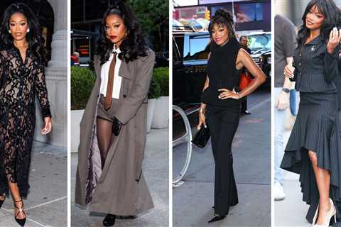 KeKe Palmer Stuns in Preppy Look by The Frankie Shop During Her Book Press Tour + More!