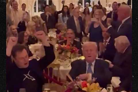 Elon Musk Attempts 'YMCA' Dance at Donald Trump's Thanksgiving