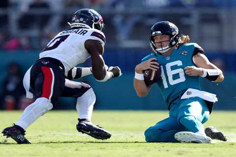 Texans’ Azeez Al-Shaair suspended for vicious hit on Trevor Lawrence