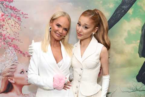 Kristin Chenoweth Surprised Ariana Grande With Matching Glinda Jackets on ‘Wicked’ Set