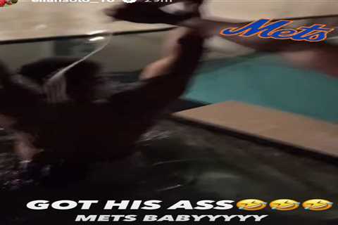Juan Soto doused with beer in hot tub as he celebrates historic Mets deal
