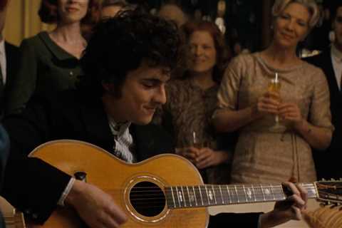 Watch Timothée Chalamet’s Bob Dylan Harmonize With Edward Norton’s Pete Seeger in ‘A Complete..