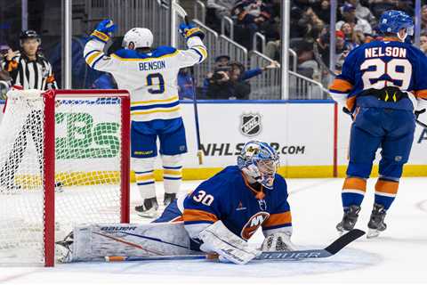 Islanders enter holiday break in Metro basement after dud against lowly Sabres