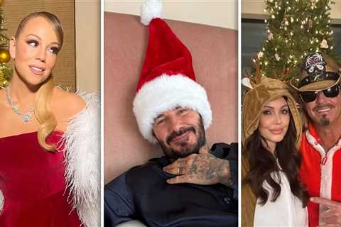 Celebrities Get Into The Festive Spirit For Christmas 2024