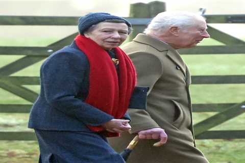 King Charles and Princess Anne Brave the Chill at Sandringham Church Service