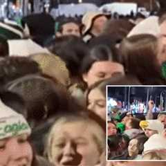 Disturbing video shows someone firing shots in the air as chaos erupts in Philadelphia after Eagles ..