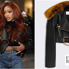 You Ask, We Answer! KeKe Palmers Stepped Out in a Black $15, 231 Schiaparelli Shearling Biker..