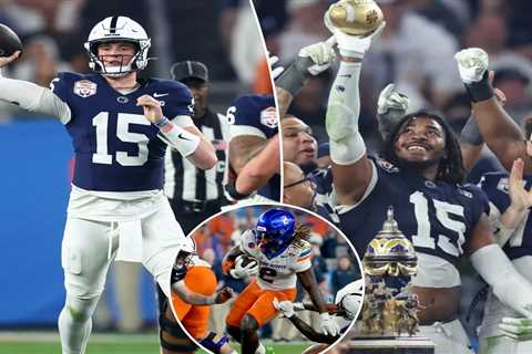 Penn State bottles up Ashton Jeanty in convincing Fiesta Bowl over Boise State to reach CFP semis