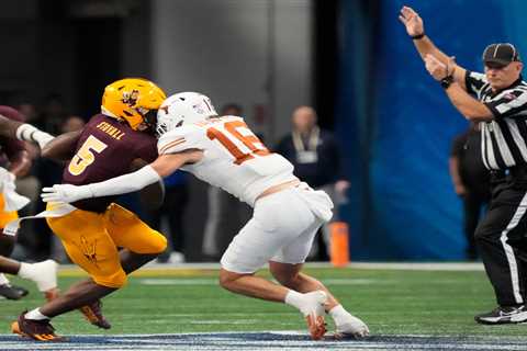 CFP ‘needs to address’ officiating after Texas-Arizona State targeting controversy: Big 12..