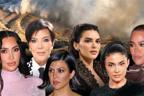 Kardashians Evacuate Homes Amid Wildfires, Donate Meals to Firefighters