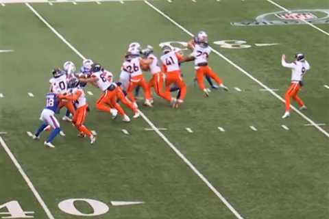 Broncos execute fake punt to perfection — and then completely waste it