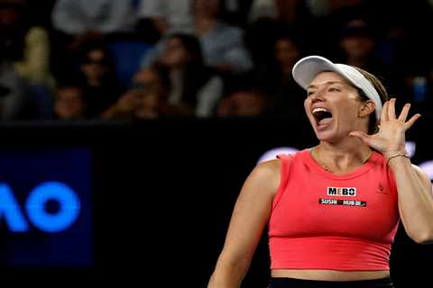 Danielle Collins tells heckling fans to ‘shut up’ and kiss her ass in feisty Australian Open scene