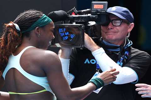 Tennis star Coco Gauff writes ‘RIP TikTok USA’ on TV camera at Australian Open