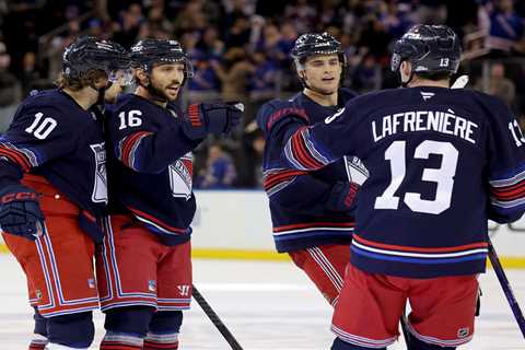 Rangers’ previously elite line a shell of itself this season