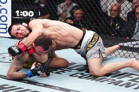 Islam Makhachev, Merab Dvalishvili gain 20-plus pounds by UFC 311 fight night