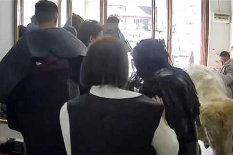 Cow Stampedes Into Barbershop in China, Obsessed With Mirror, on Video
