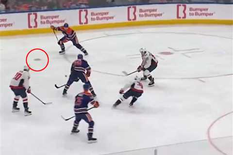 Oilers score goal after nachos thrown onto ice distracts Capitals goalie in comical NHL controversy