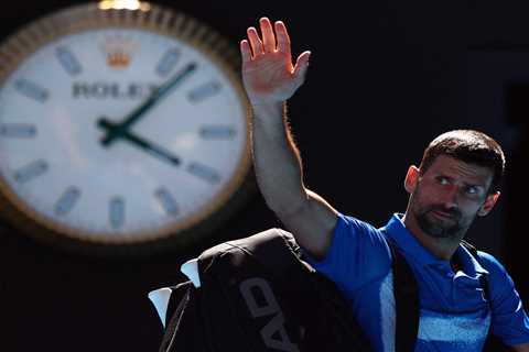 Novak Djokovic withdraws from Australian Open with leg injury after dropping first-set tiebreak