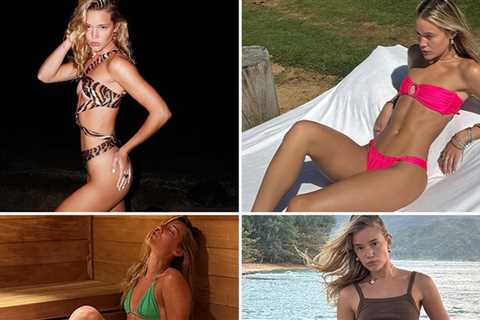 Olivia Ponton Rocks Many Teeny Bikinis in Hawaii