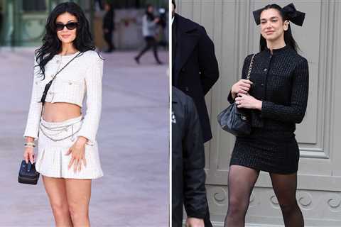 Celebrities at Chanel Haute Couture Paris Fashion Week