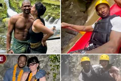 Usher & Wife Jenn Enjoy a Loved-Up Adventure in Bali