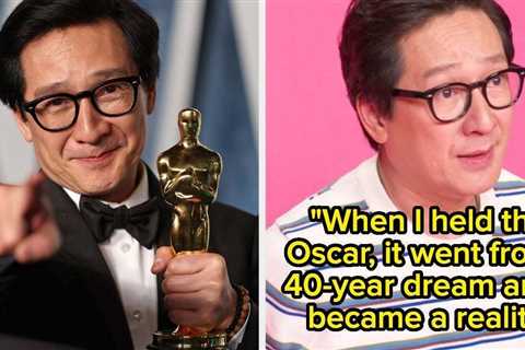 Ke Huy Quan Talks Reuniting With His Goonies Costars, His Favorite Selfie He's Taken, And More..