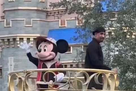Jalen Hurts Hits Disney World To Celebrate Eagles' Super Bowl Win