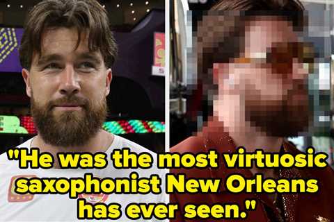 Travis Kelce's '70s-Looking Super Bowl Look Is Getting A LOT Of Attention