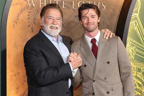 Arnold Schwarzenegger Shows Love For Son Patrick At 'The White Lotus' Premiere