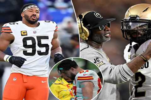 Myles Garrett’s future, Deion Sanders’ influence top NFL’s most intriguing offseason storylines