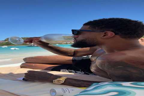 Paul George’s steamy vacation photos with wife enrages 76ers fans after disastrous first half
