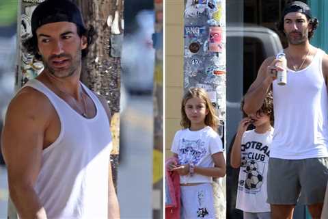 Justin Baldoni Hangs With His Kids in Hawaii as Blake Lively Attends 'SNL 50'