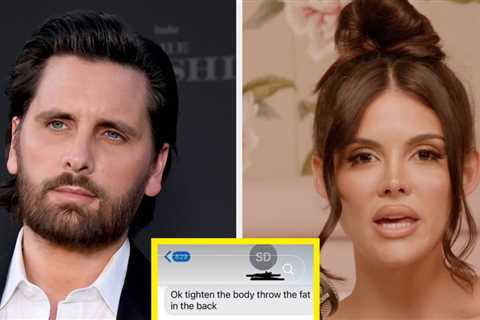 Scott Disick’s Rumored Ex Holly Scarfone Shared Alleged Screenshots Of Cruel Body-Shaming Texts He..