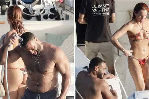 NFL's Solomon Thomas And GF Show Off Incredible Bodies On Yacht In St. Barts